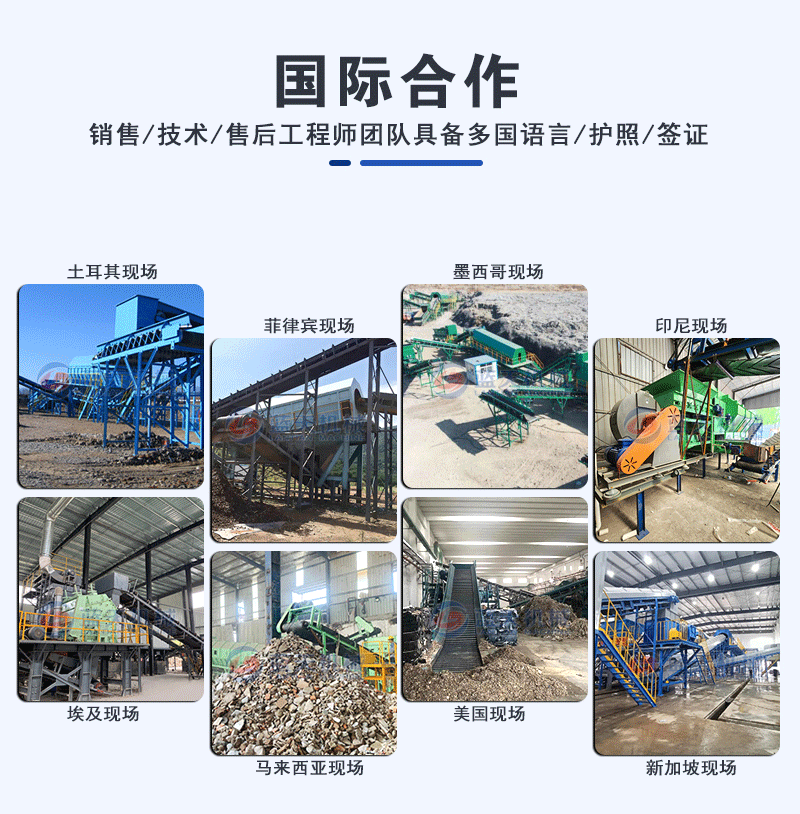 工業(yè)垃圾處理現(xiàn)場國際合作